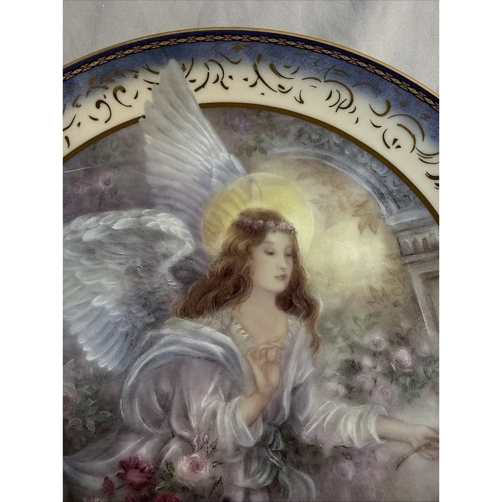 Lenox Lena Liu On Loving Wings Collector Plate 1998 Angelic Visions 2584A 8